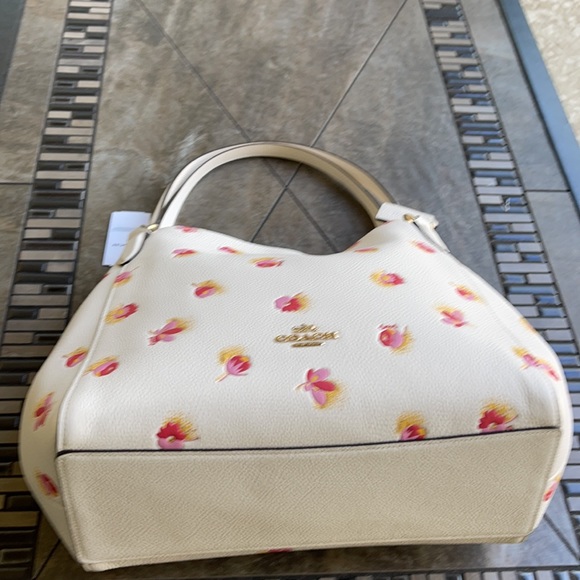 Coach Hallie Shoulder Bag With Pop Floral Print - Picture 2 of 16